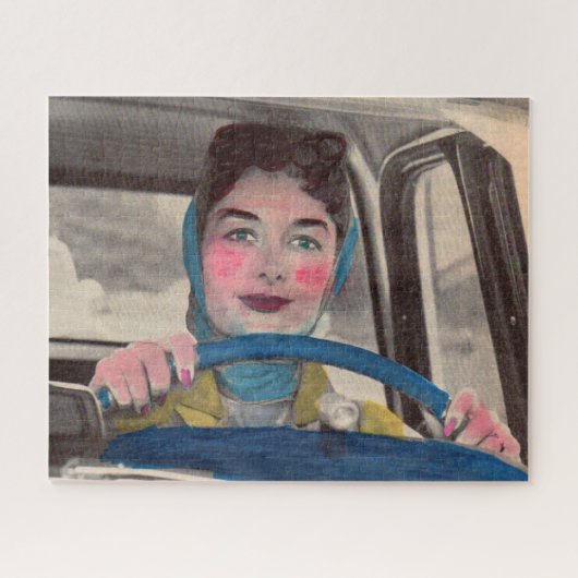 1950年代の母は車で ジグソーパズル (横)