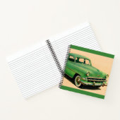 1950年代の緑の山形 ノートブック (内部)