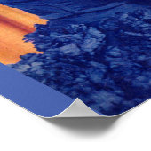 1950年代の美しい青 ポスター (角)