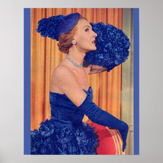 1950年代の美しい青 ポスター (正面)