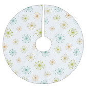 1950年代の花火スターバストミッドセンチュリー ブラッシュドポリエステルツリースカート (正面)