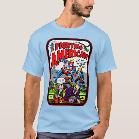 1950年代の「ファイティング・アメリカン」Tシャツ Tシャツ (正面)