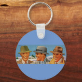 1950年代のfedora着用トリオ キーホルダー (正面)