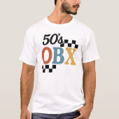 1950年代のOBX - ロックンロールが海岸にやってくる Tシャツ (正面)