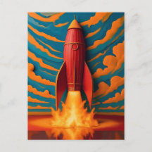 1950年代をイメージしたロケット