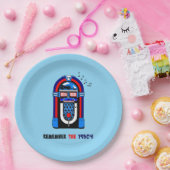 1950年代を思い出す ペーパープレート (パーティー)