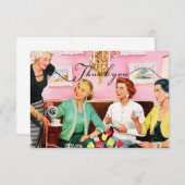 1950年代アフタヌーンティー サンキューカード (正面/裏面)