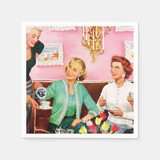 1950年代アフタヌーンティー スタンダードカクテルナプキン (正面)