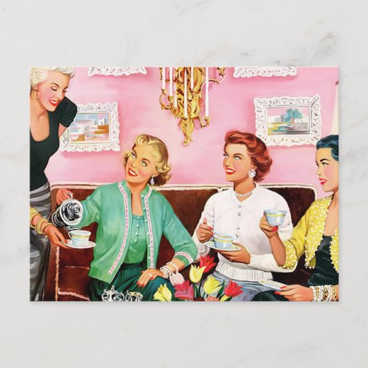 1950年代アフタヌーンティー ポストカード (正面)