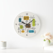 1950年代イームズエラアートクロスヘア ラージ壁時計 (ホーム)