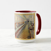 1950年代ウールワース最長ランチカウンターマグカップ マグカップ (正面右)