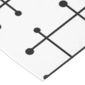 1950年代エームズエラアートクロスヘアカラー白い青 テーブルクロス (アングル)