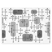 1950年代エームズエラアートクロスヘアグレー テーブルクロス (正面(横))