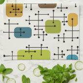 1950年代エームズエラアートクロスヘアスタイル キッチンタオル (折り畳み)