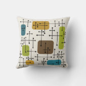 1950年代エームズエラアートクロスヘアスタイル クッション (裏面)