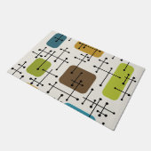 1950年代エームズエラアートクロスヘアスタイル ドアマット (アングル)