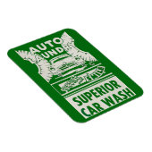 1950年代オートランドリー洗車広告 マグネット (右側)