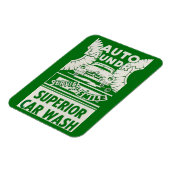 1950年代オートランドリー洗車広告 マグネット (左側)
