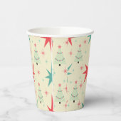 1950年代クリスマスレトロ紙カップ 紙コップ (左)