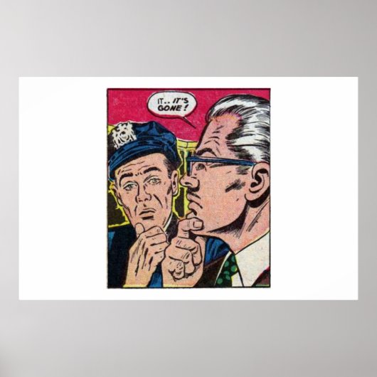1950年代ゴールデンエイジホラーヴィンテージ漫画 ポスター (正面)