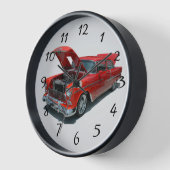 1950年代シボレーBelair丸い時計 壁時計 (傾斜)