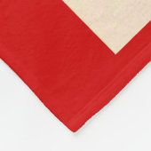 1950年代シードパケットカイエンペッパープリント フリースブランケット (角)