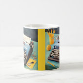 1950年代タイプライター広告イメージ コーヒーマグカップ (中央)