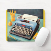 1950年代タイプライター広告イメージ マウスパッド (マウス)