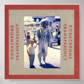 1950年代テーマパーク宇宙飛行士 ポスター