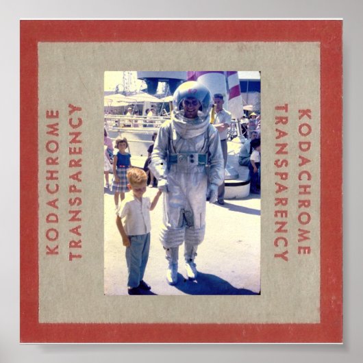 1950年代テーマパーク宇宙飛行士 ポスター (正面)