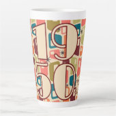 1950年代デザイン カフェラテマグ (正面)