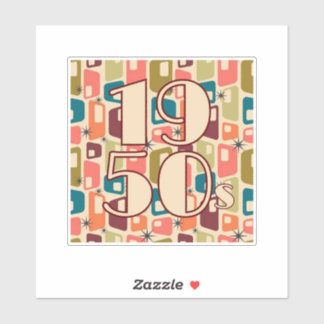 1950年代デザイン シール