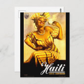 1950年代ハイチ・コーヒー公社の広告 ポストカード (正面/裏面)