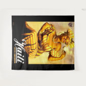 1950年代ハイチ·コーヒー·コーポレーション·アド·プリント タペストリー (正面(横))