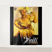 1950年代ハイチ·コーヒー·コーポレーション·アド·プリント タペストリー (正面)