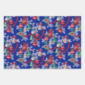 1950年代ビンテージクリスマス ラッピングペーパーシート (正面)