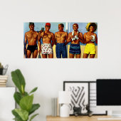 1950年代ビーチダデス ポスター (ホームオフィス)