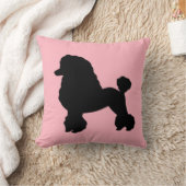 1950年代ピンクプードルスカートインスパイア装飾用クッション クッション (ブランケット)