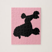 1950年代ピンクプードルスカート刺激を受けたパズル ジグソーパズル (縦)