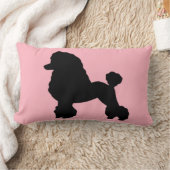 1950年代ピンクプードル腰インスパイア枕 ランバークッション (ブランケット)