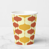 1950年代ミッドセンチュリーモダン紙カップ – レトロ原子 紙コップ (左)