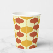 1950年代ミッドセンチュリーモダン紙カップ – レトロ原子 紙コップ (右)