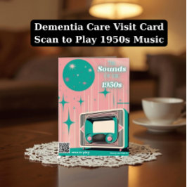 1950年代ミュージックプレイリスト 認知症の方向けギフト ポストカード