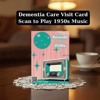 1950年代ミュージックプレイリスト 認知症の方向けギフト ポストカード