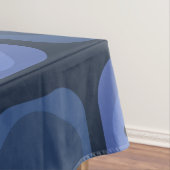 1950年代モダンアートソフトキューブネイビーブルー テーブルクロス (インサイチュ)