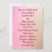 1950年代モルトショップカラーズ結婚ズ 招待状 (正面)