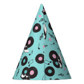 1950年代レトロダイナー誕生日パーティーハット – Sock Hop Ro パーティーハット (裏面)