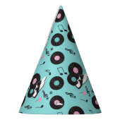 1950年代レトロダイナー誕生日パーティーハット – Sock Hop Ro パーティーハット (左)