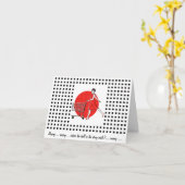 1950年代レトロ主婦カード~カスタマイズ! カード (黄色い花)