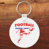 1950年代レトロ サッカー選手 キーホルダー (正面)